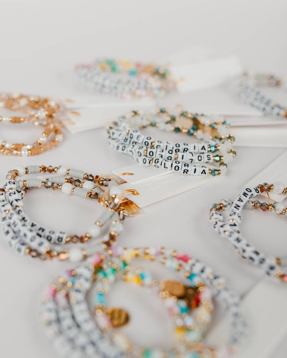 Soli Deo Gloria - Christian Beaded Word Bracelet