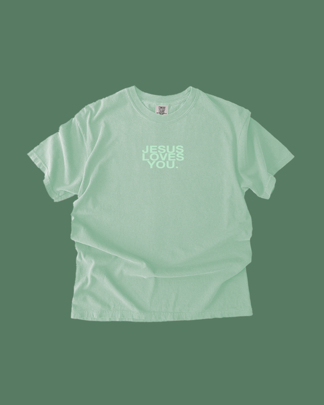 Comfort Colors Logo Tee || Washed Mint