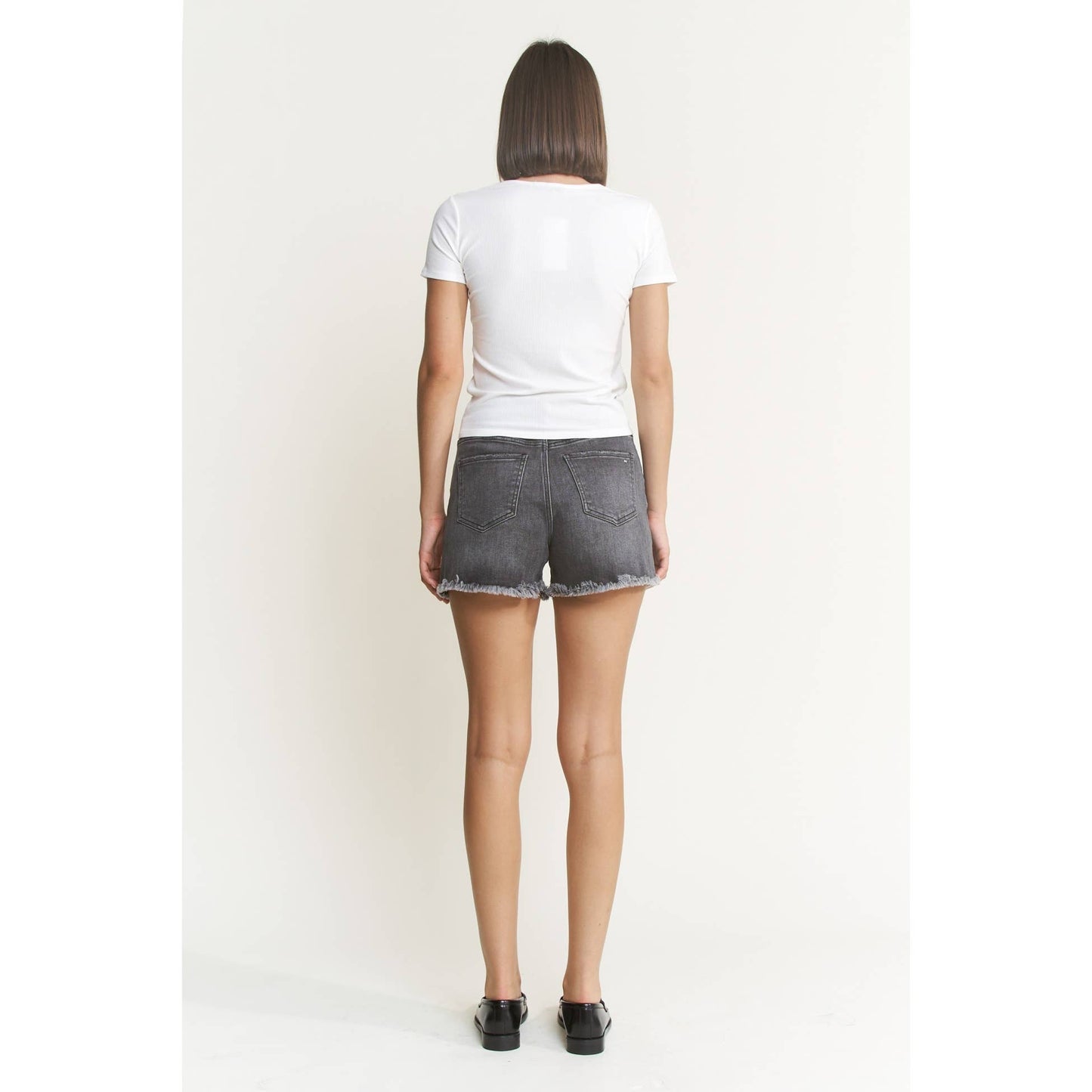 SUPER HIGH DISTRESSED SHORTS