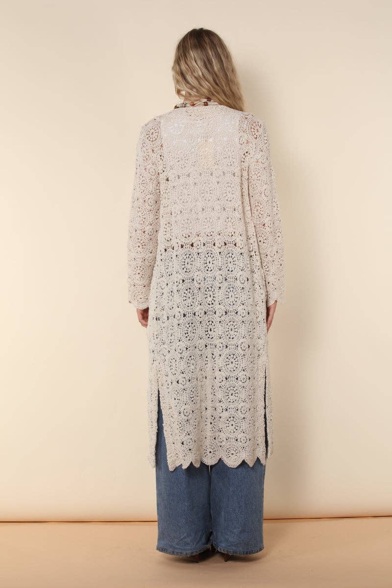 Crochet Knitted Duster