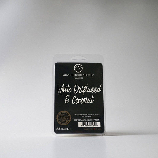5.5 oz Wax Melts: White Driftwood & Coconut