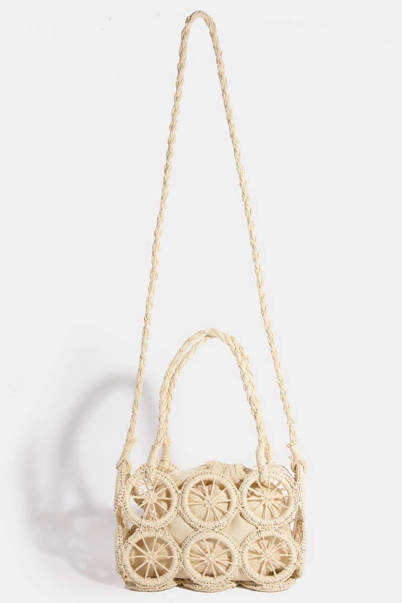 Intricate Braided Wheels Hand Bag