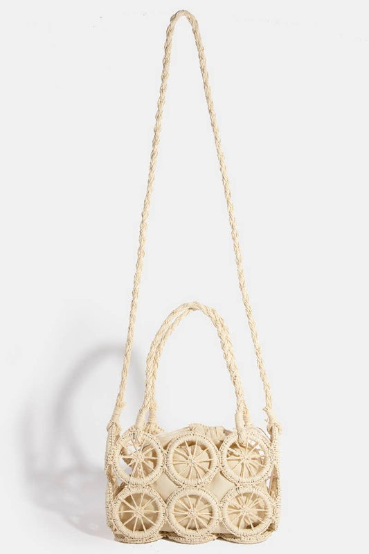 Intricate Braided Wheels Hand Bag
