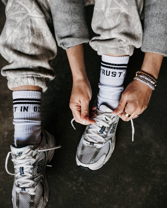 In God We Trust Crew Socks