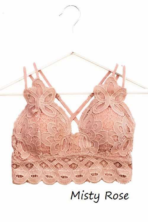 Scalloped Lace Bralette