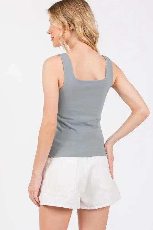 Double Layer Cotton Span Top