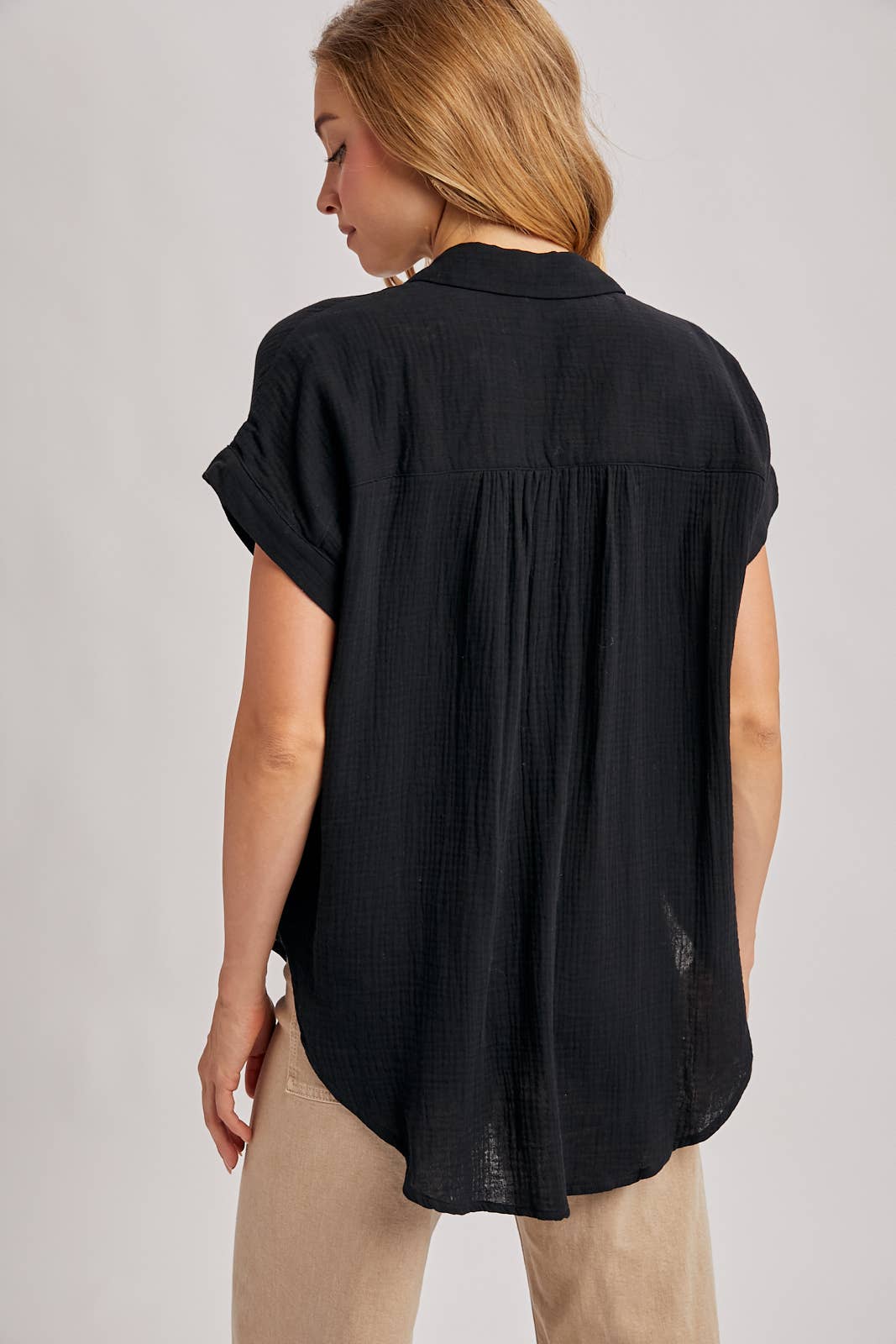 BUTTON UP COTTON SHIRT