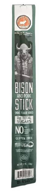 Pearson Ranch Bison Hickory Smoked Snack Stick 1oz, 24ct