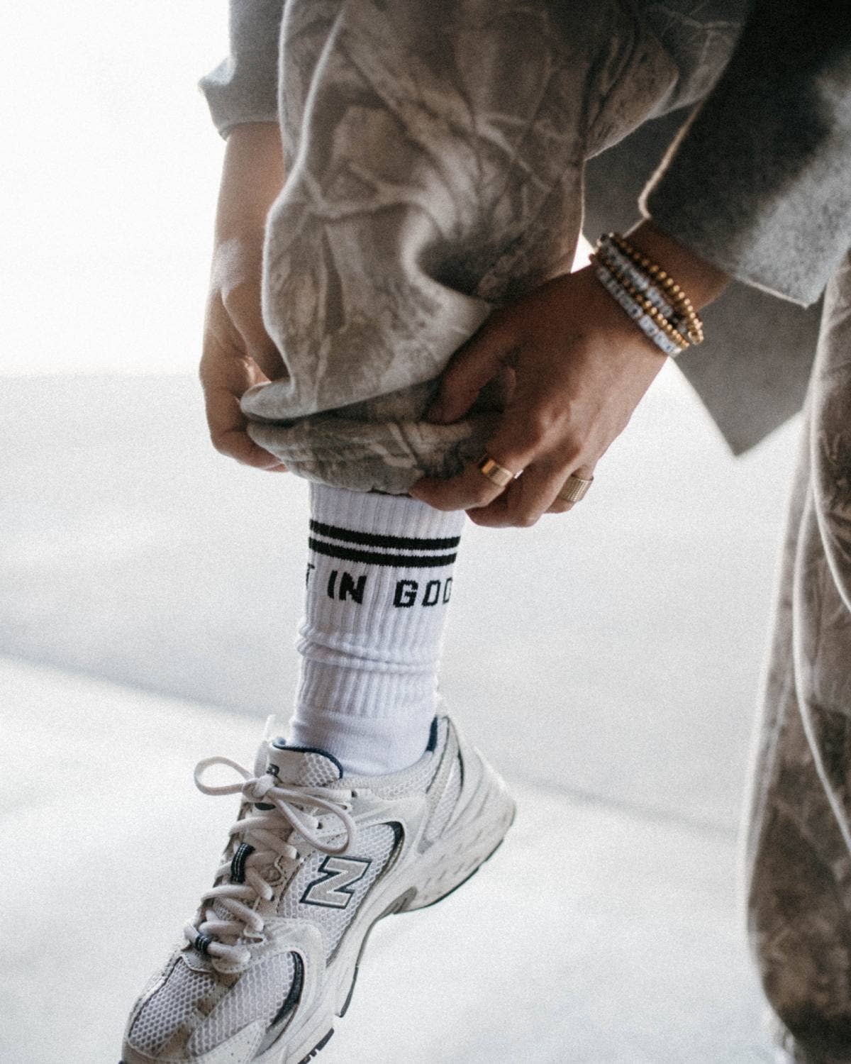 In God We Trust Crew Socks
