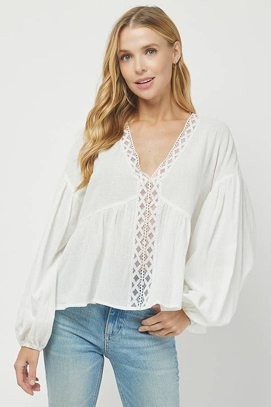Lace Whisper Blouse