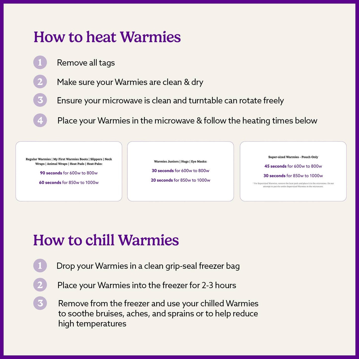Marshmallow Brown Warmies Eye Mask