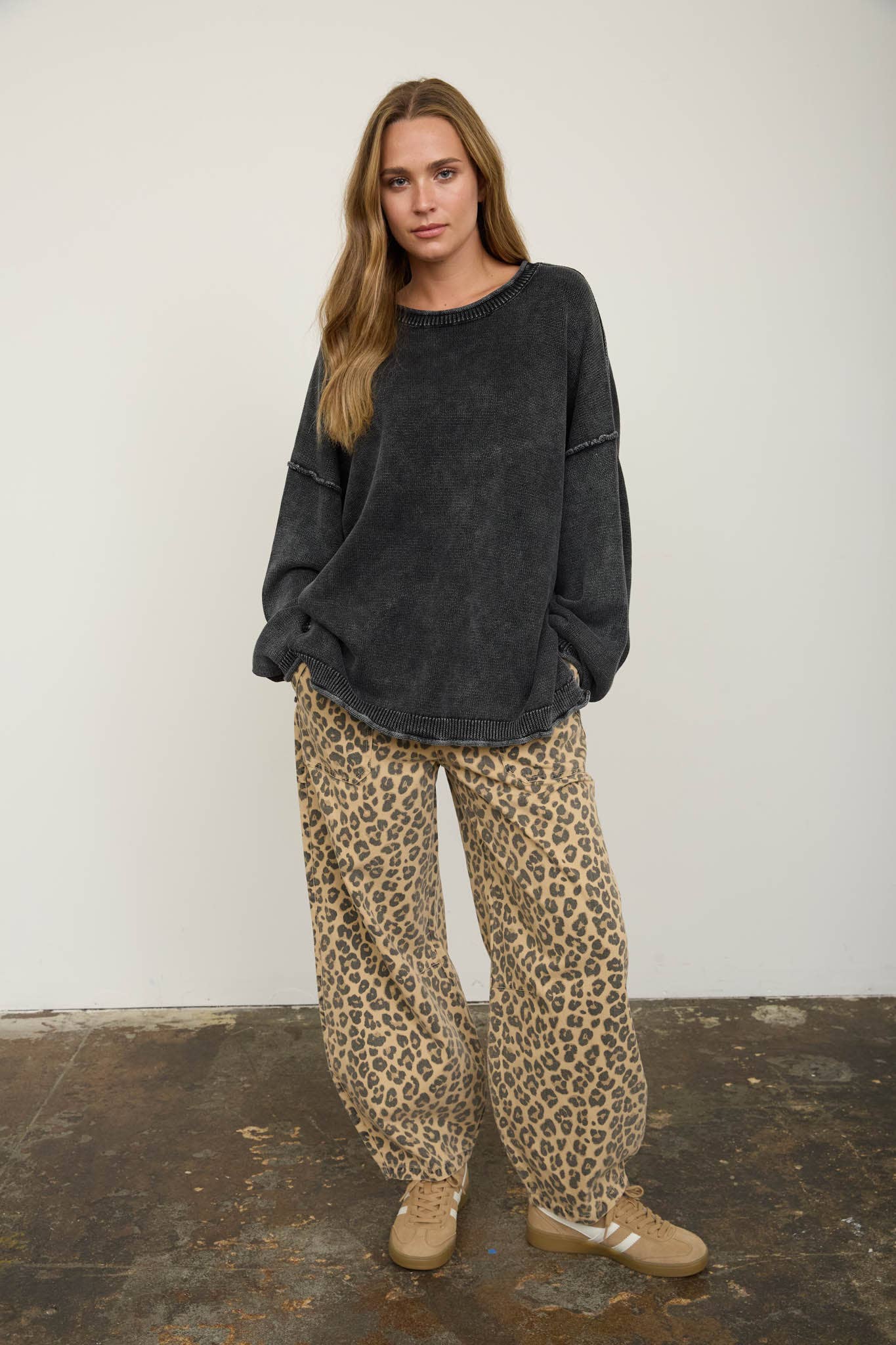 RAW CREW NECK SWEATER