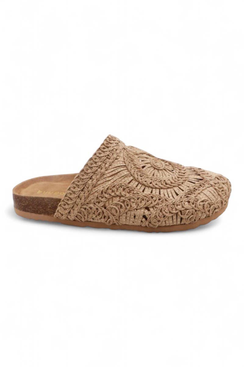 Natural Boho Clogs