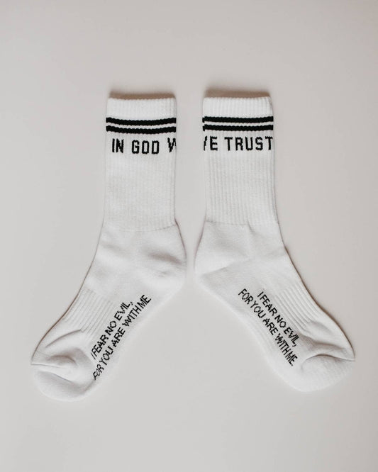 In God We Trust Crew Socks
