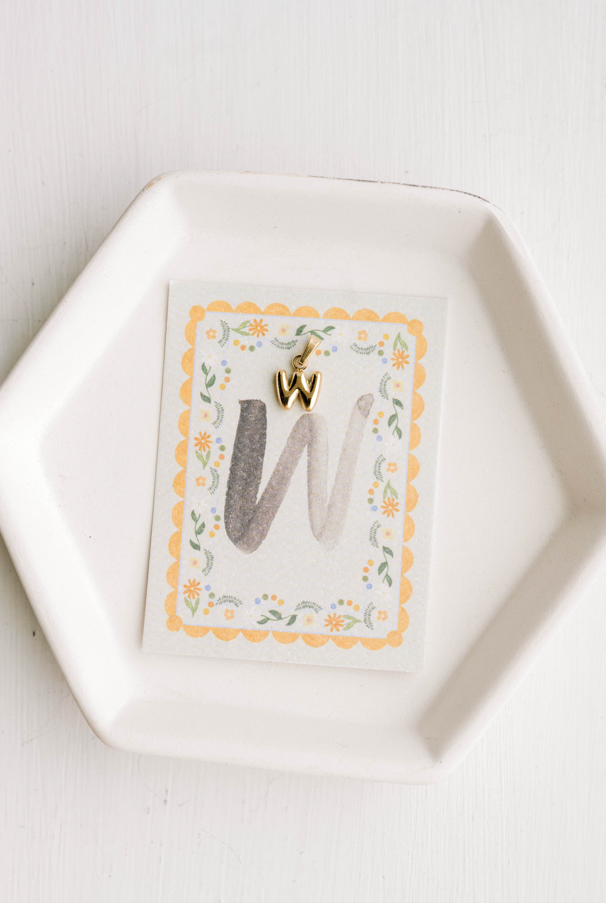 W - Letter Charm