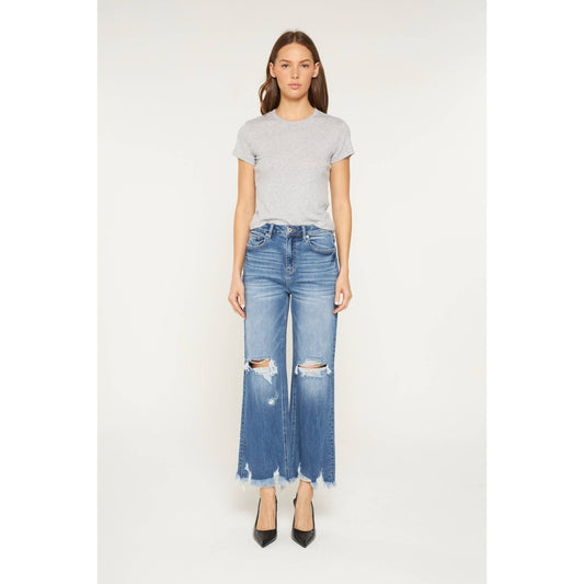 SUPER HIGH DISTRESSED JEANS