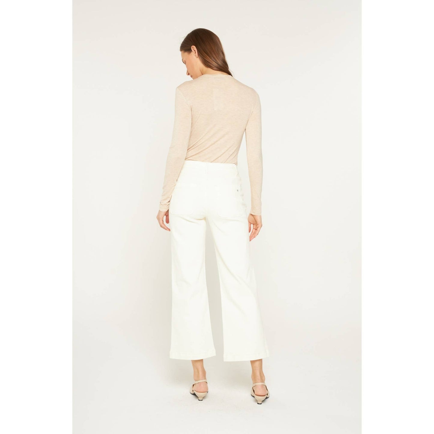 HIGH RISE CROPPED WIDE LEG