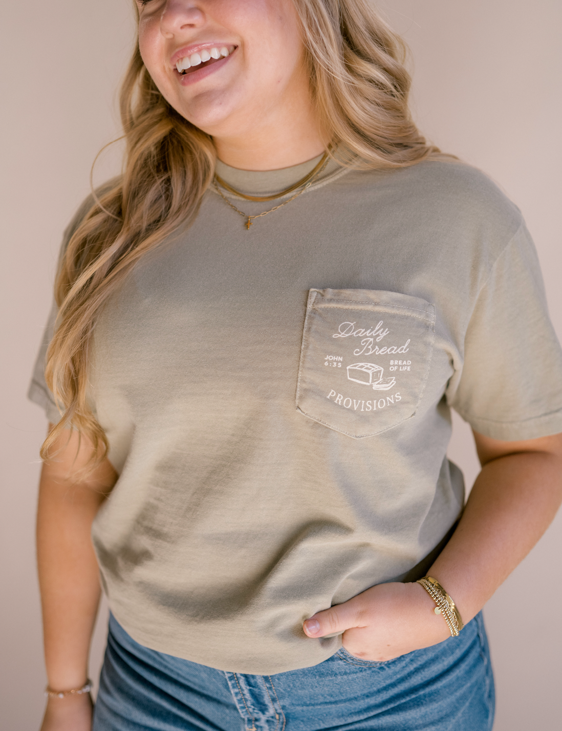 Daily Bread Tee - Sage
