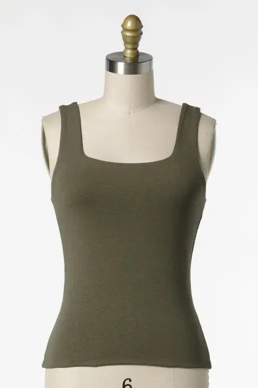 Double Layer Cotton Span Top