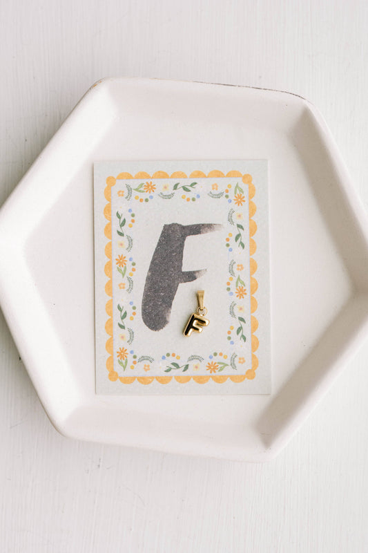 F - Letter Charm