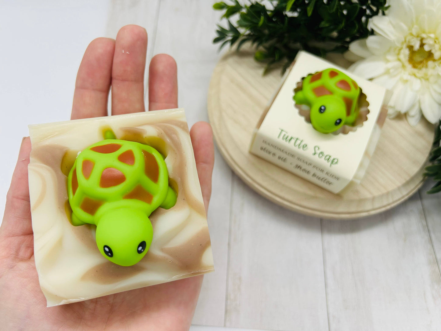 Turtle Handmade Soap Bar VEGAN COLD PROCESS