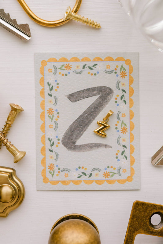 Z - Letter Charm