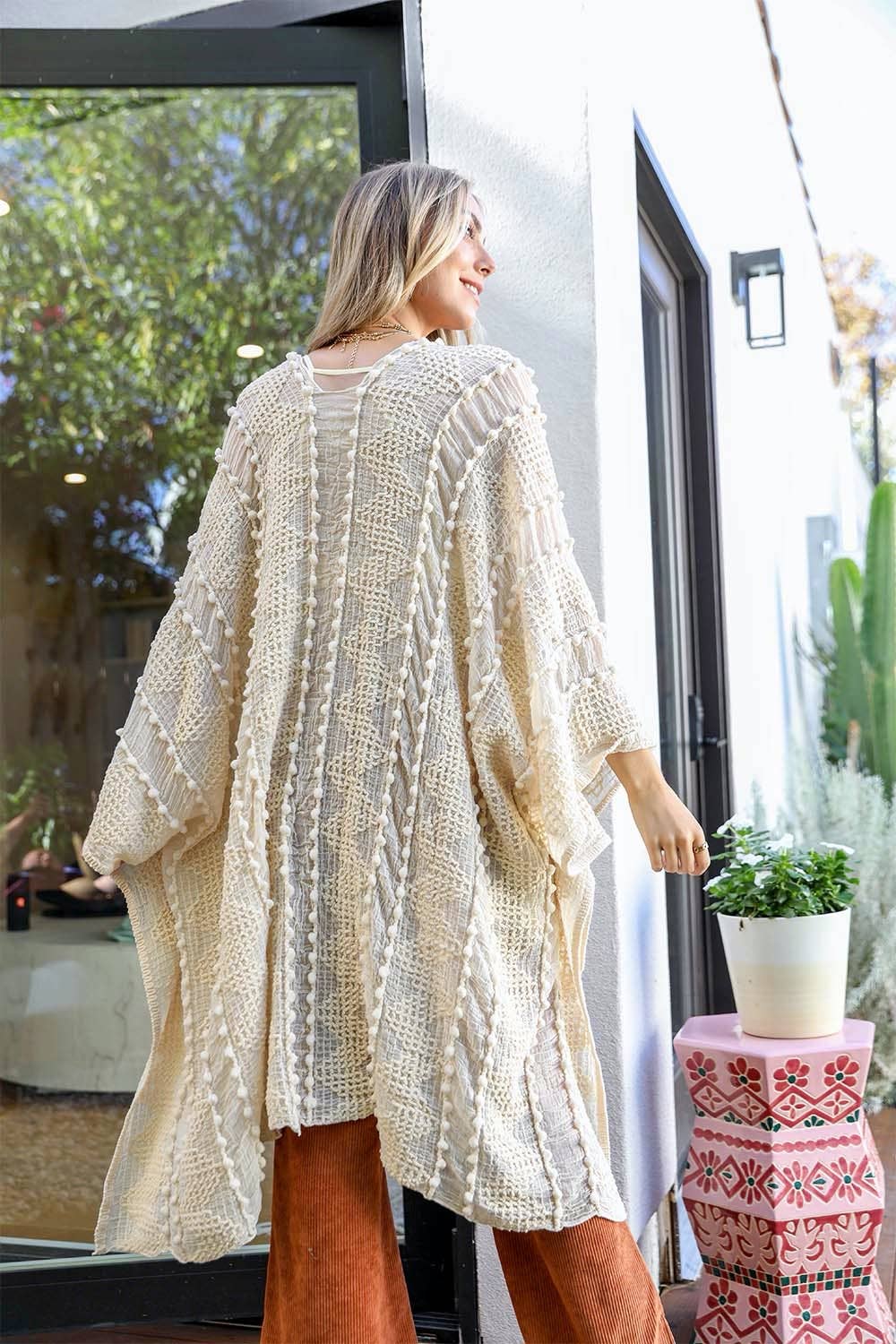Boho Zig Zag Pattern Kimono ✨ – Lightweight & Versatile