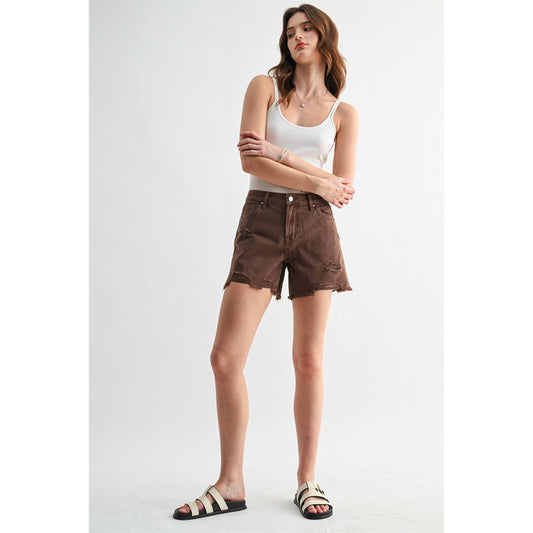 RIGID BOYFRIEND MIDI SHORTS