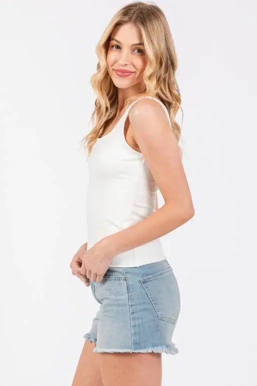 Double Layer Cotton Span Top