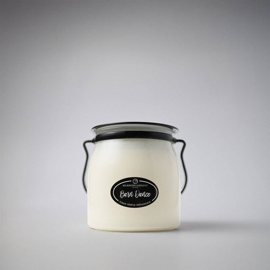16 oz Butter Jar Candle: Barn Dance