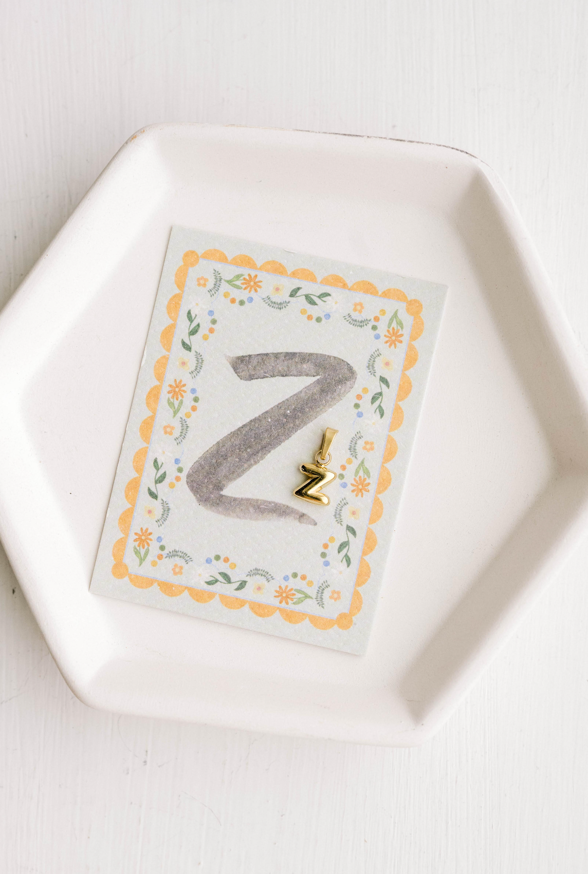 Z - Letter Charm
