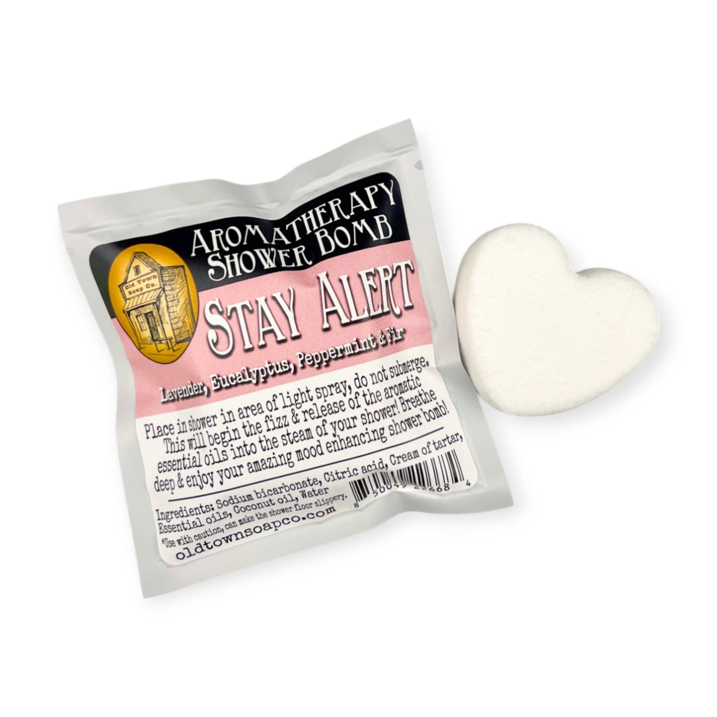 Shower Bombs/Steamer Singles -Avail in 12 Blends #1 Seller: OTSC Branded / Silver / Calming