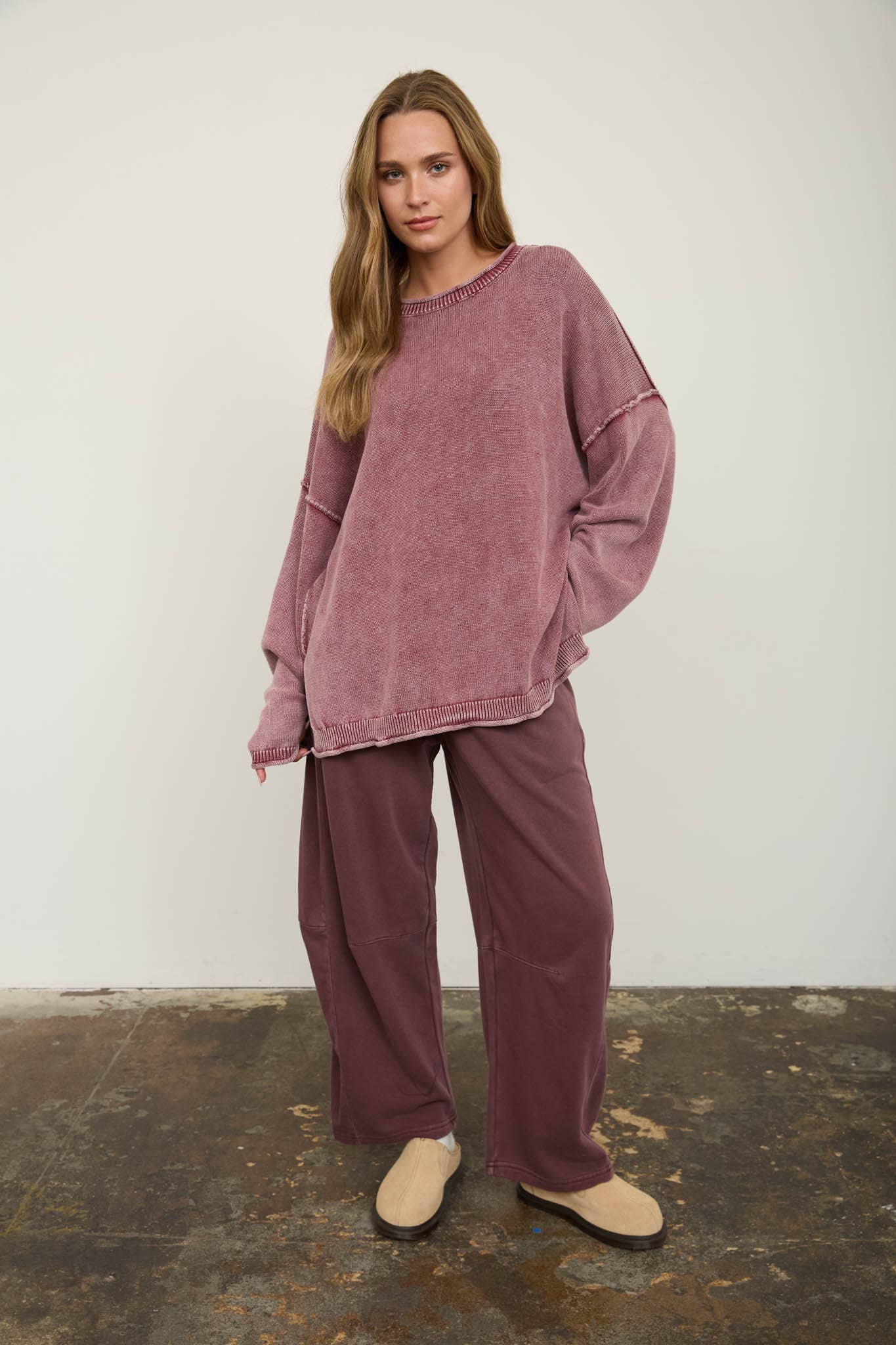 RAW CREW NECK SWEATER