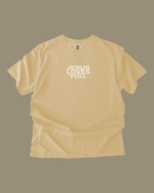Comfort Colors Logo Tee || Buttercream