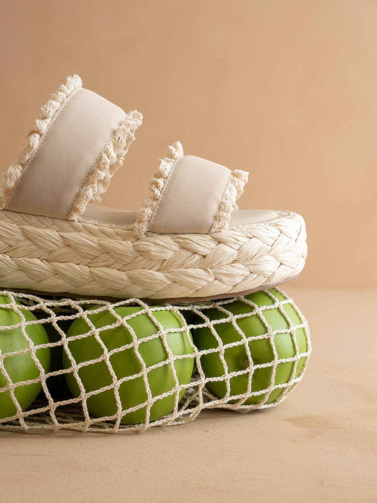 Polly Ruffle Platform Sandal