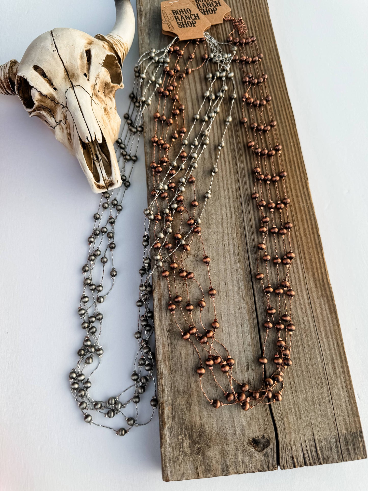 Navajo Pearl Layered Necklace
