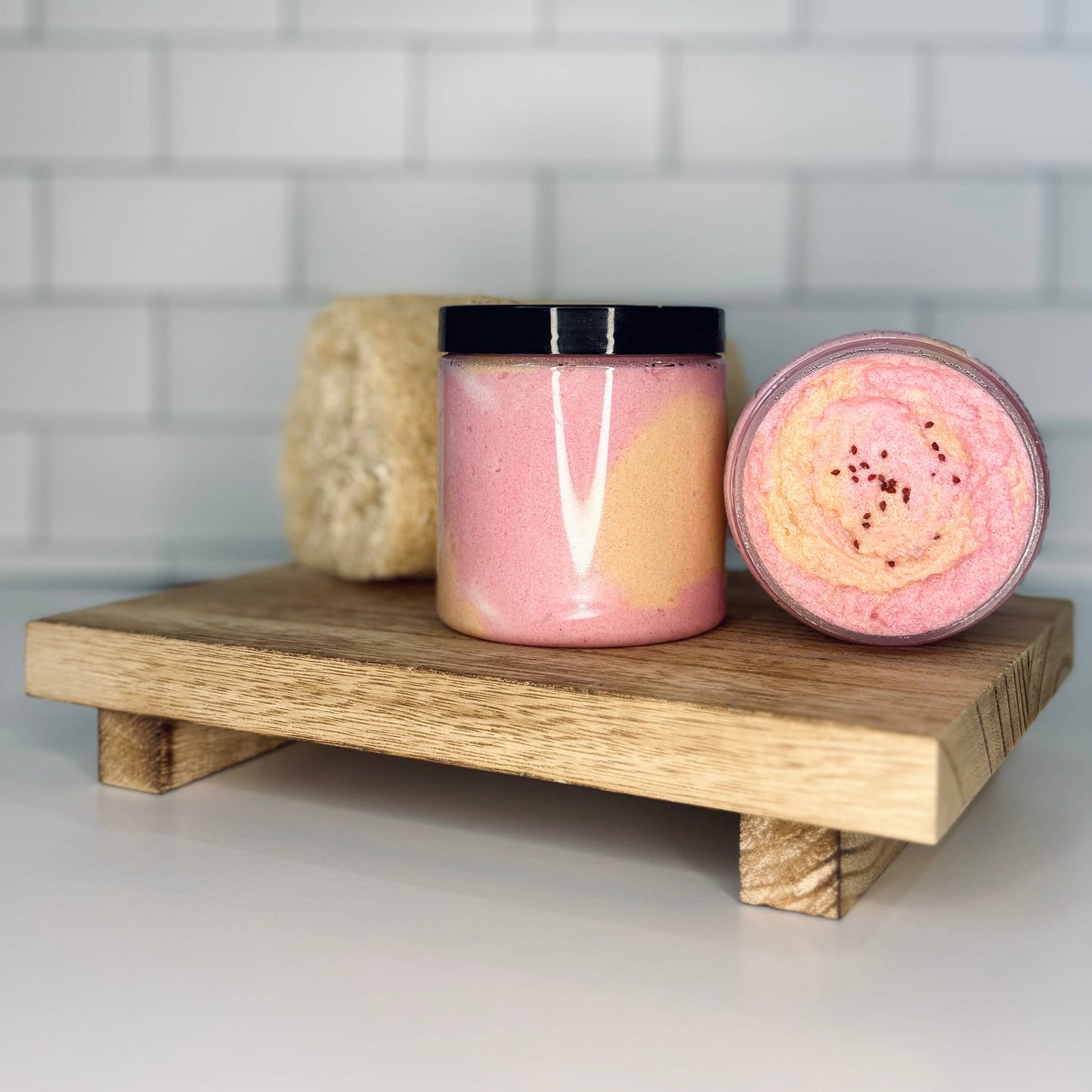 8oz Strawberry Shortcake Foaming Sugar Scrub
