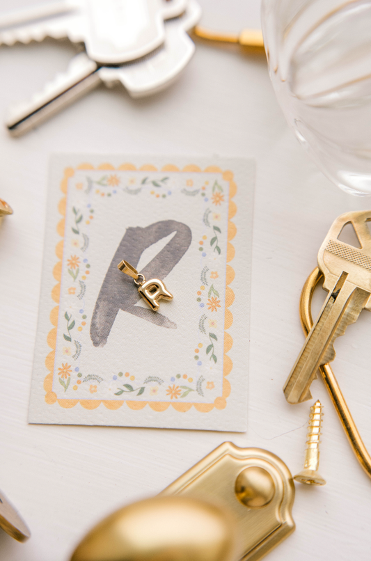 R - Letter Charm