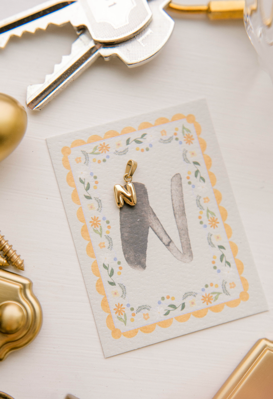 N - Letter Charm