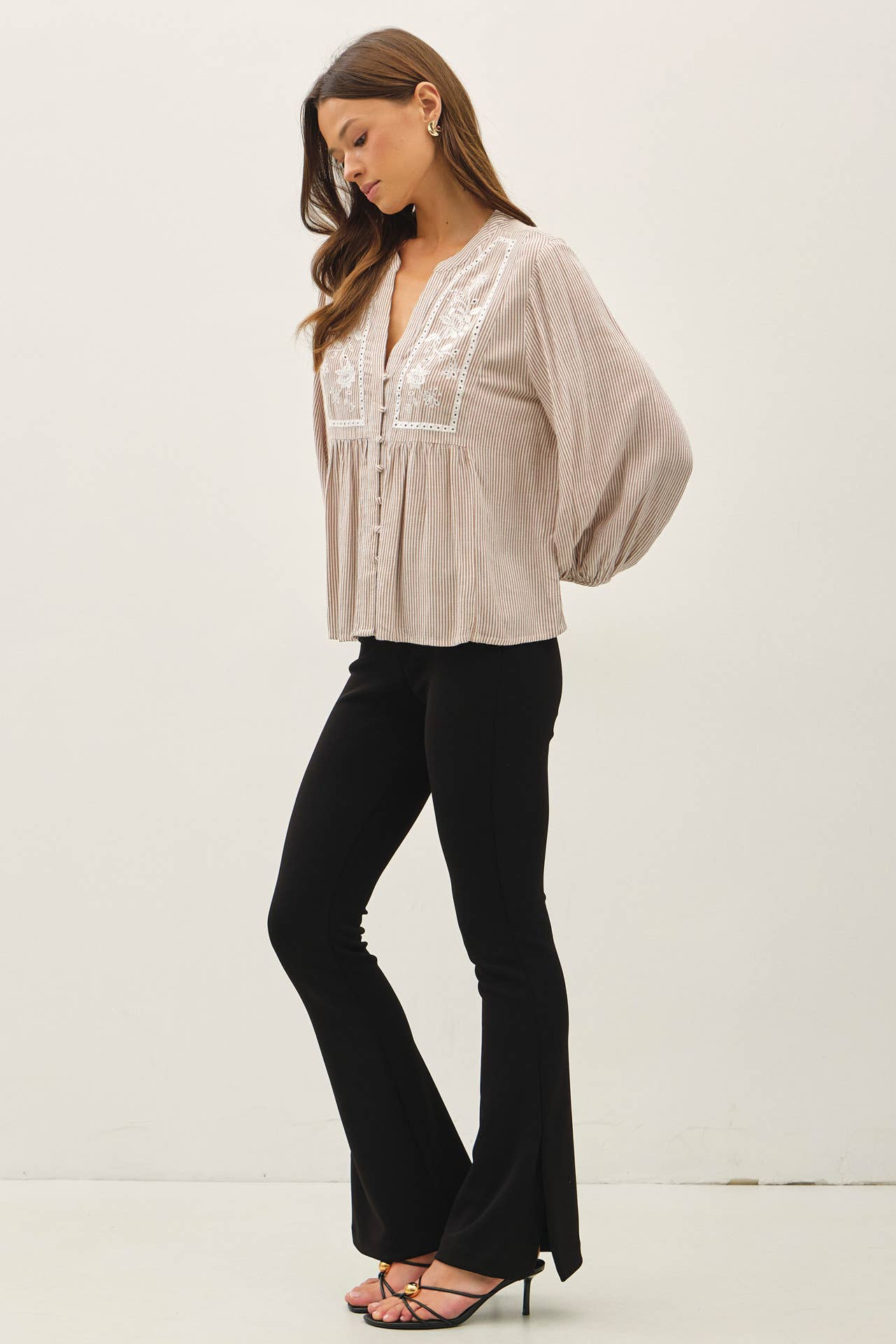 EMBROIDERY PEASANT BLOUSE