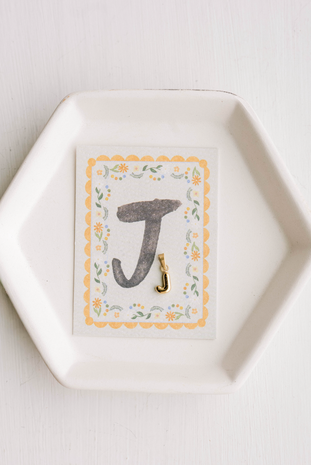 J - Letter Charm
