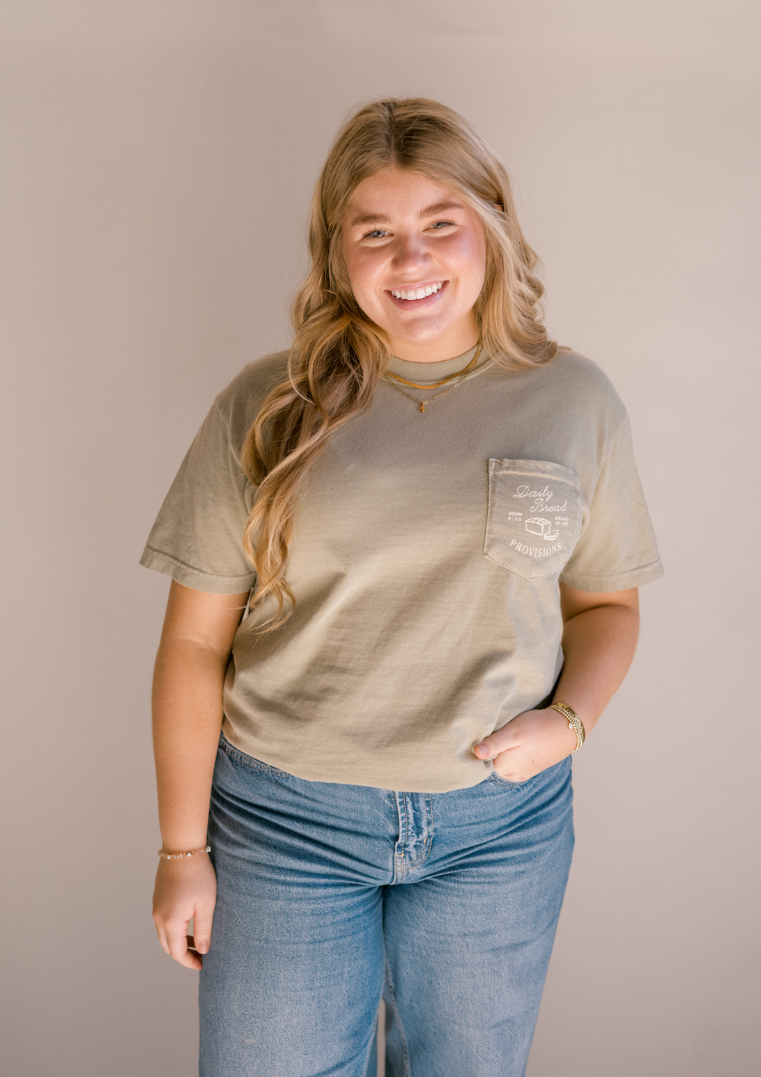 Daily Bread Tee - Sage