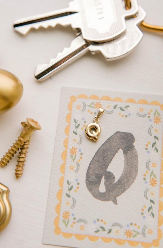 Q - Letter Charm