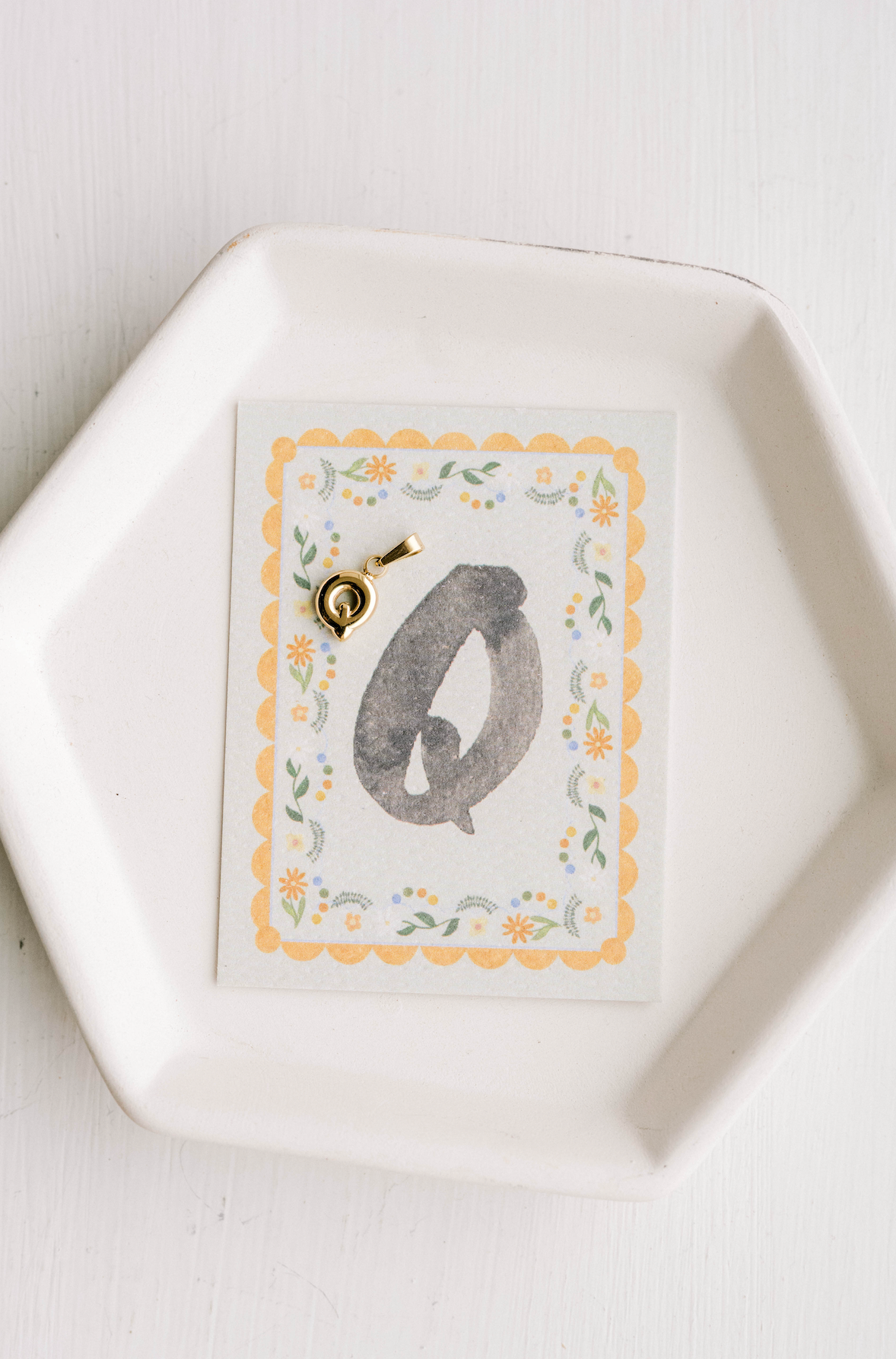 Q - Letter Charm