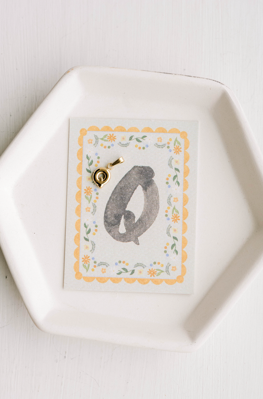 Q - Letter Charm
