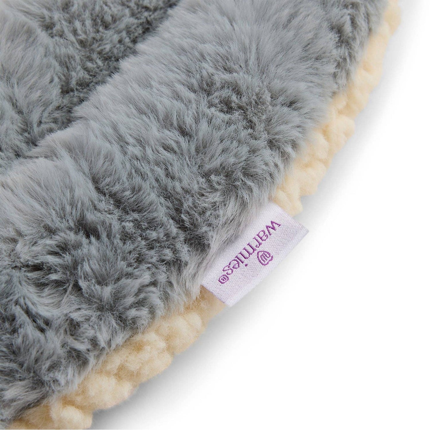 Sherpa Gray Warmies Neck Wrap