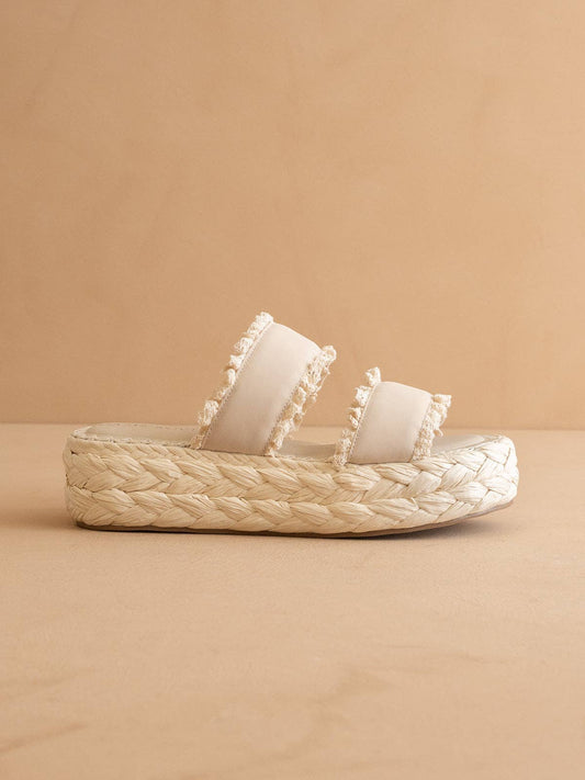 Polly Ruffle Platform Sandal