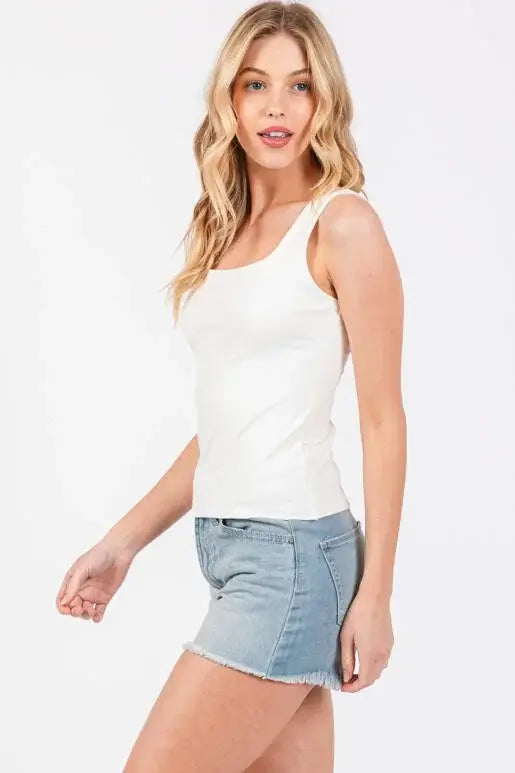 Double Layer Cotton Span Top