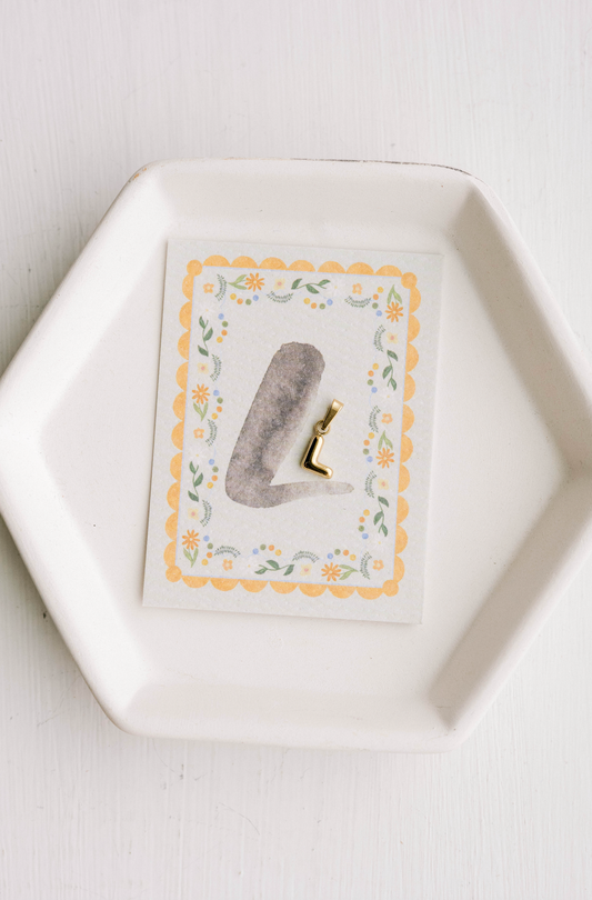 L - Letter Charm