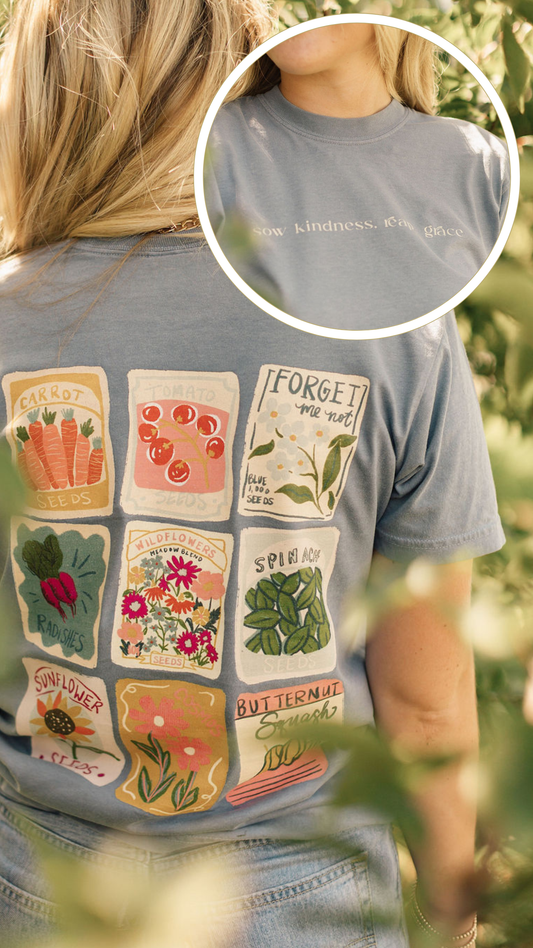 Sow Kindness Reap Grace Graphic Tee